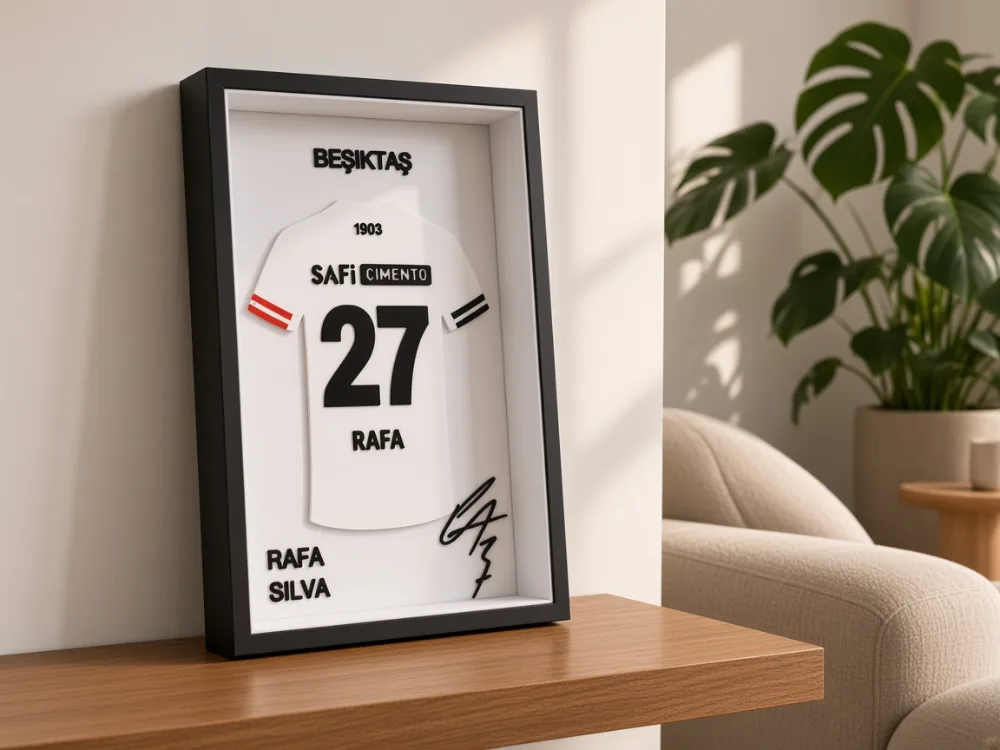 Rafa Silva - Beşiktaş JK - İmzalı Forma Çerçevesi